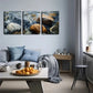 3pcs  Art Deco Coastal Canvas   Wall Art Set Canvas Framed 40x60cm - High Quality Print 100% Australian Made Wall Canvas Ready to Hang