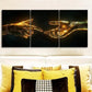 3pcs  Featuring a Mechanical Hand Design Metal Print Ready to Hang Art