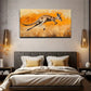 Australian Kangaroo Aesthetic Wall Art Canvas Office Home Room Framed 120x60cm