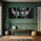 3pcs Boxing Metal Print Ready to Hang Art
