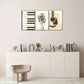 3pcs Piano Guitar and Microphone Metal Print Ready to Hang Art