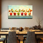 Apple & Leaf Landscape Vibrant Wall Art Canvas Office Home Room Framed 120x60cm