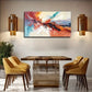 Abstract Landscape Modern Red Wall Art Canvas Office Home Room Framed 120x60cm