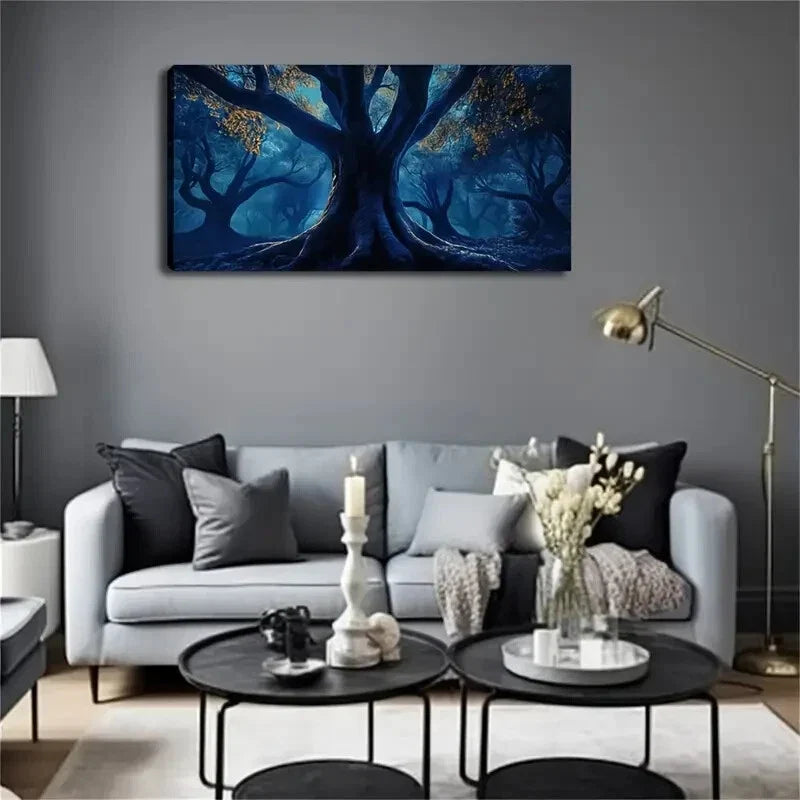 Close-Up of A Thick Tree Root Wall Art Canvas Office Home Room Framed 120x60cm