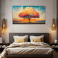 Abstract Cloud Tree Interior Wall Art Canvas Office Home Room Framed 120x60cm