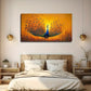 Sunset Peacock Vibrant Wall Art Canvas Office Home Room Framed 120x60cm