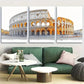 3pcs Italy Colosseum Line Art Design Metal Print Ready to Hang Art