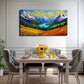 Stunning Mountain Beautiful Wall Art Canvas Office Home Room Framed 80x45cm