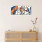 3pcs Elegant Space Artistic Choice Leaves Metal Print Ready to Hang Art