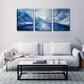 3pcs Immersive, Polar Ice and Snow  Wall Art Set Canvas Framed 40x60cm - High Quality Print 100% Australian Made Wall Canvas Ready to Hang