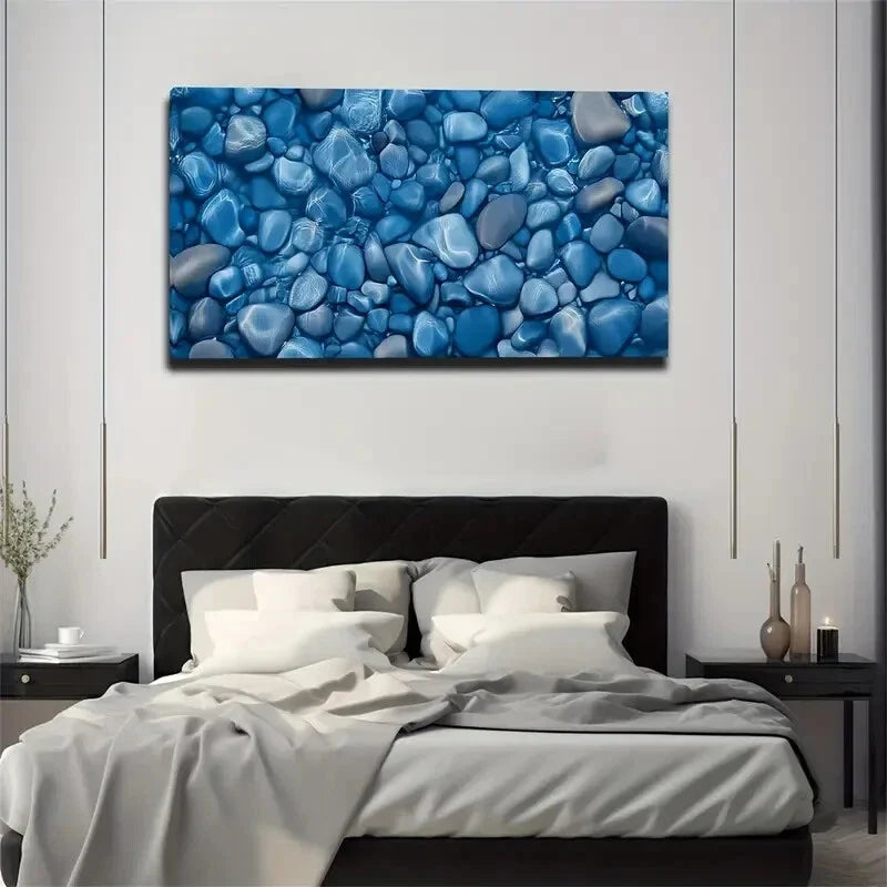 Serene Ocean Frozen Wall Art canvas office home room framed 120x60cm