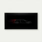 Fifth-Generation Honda Civic Wall Art Canvas Office Home Room Framed 120x60cm