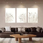 3pcs Plant Landscape Metal Print Ready to Hang Art