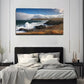 Waves Breaking Wall Art Canvas Office Home Room Framed 80x45cm