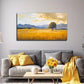 Modern Bohemian Deco Pattern Wall Art Canvas Office Home Room Framed 80x45cm
