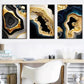 3pcs Nordic style light luxury abstract Golden    Wall Art Set Canvas Framed 40x60cm - High Quality Print 100% Australian Made Wall Canvas Ready to Hang