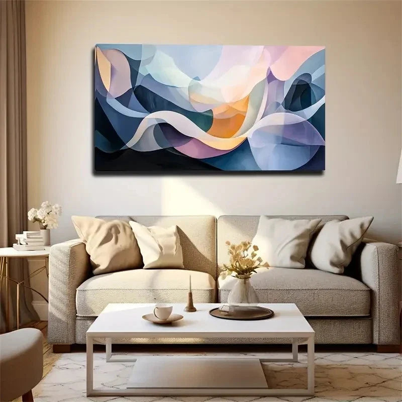 Abstract Patterns Decoration Wall Art Canvas Office Home Room Framed 120x60cm