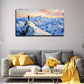 People On Snow-Capped Mountains Wall Art Canvas Office Home Room Framed 80x45cm