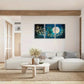 3pcs Golden fish decoration poster Metal Print Ready to Hang Art