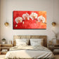 Four Flowers Growing Branches Wall Art Canvas Office Home Room Framed 120x60cm