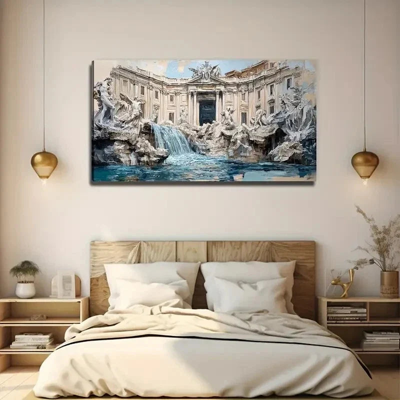 Decorative Painting Exquisite Wall Art Canvas Office Home Room Framed 120x60cm