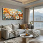Gorgeous White Flowers Wall Art wall canvas office home room framed 120x60cm