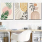 3pcs modern geometric decoration, bohemian style   Wall Art Set Canvas Framed 40x60cm - High Quality Print 100% Australian Made Wall Canvas Ready to Hang