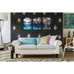 3pcs Moonlit Ocean & Cherry Blossom Metal Print Ready to Hang Art