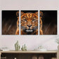 3pcs Leopard Vintage Inspired Animal Metal Print Ready to Hang Art