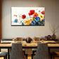 Simple Flower Shapes Creative Wall Art Canvas Office Home Room Framed 80x45cm