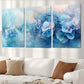 3pcs Blue Hydrangeas Summer Flowers Painting Wall Art Set Canvas Framed 40x60cm - High Quality Print 100% Australian Made Wall Canvas Ready to Hang