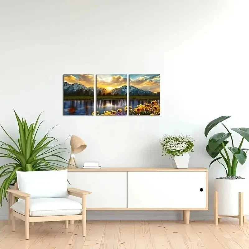 3pcs  Grand Teton National Park Metal Print Ready to Hang Art