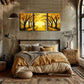 3pcs Dreamlike, Autumn Tree Passage Wall Art Set Canvas Framed 40x60cm - High Quality Print 100% Australian Made Wall Canvas Ready to Hang