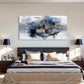 Modern Abstract Watercolor Wall Art Canvas Office Home Room Framed 120x60cm