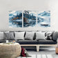 3pcs Geometric Vertical Stripe Metal Print Ready to Hang Art