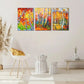 3pcs Birch Forest Decorative Poster Landscape Metal Print Ready to Hang Art