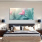 Camellia Decorative Artwork Wall Art Canvas Office Home Room Framed 120x60cm