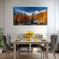 Autumnal Mountaine Wall Art Canvas Office Home Room Framed 120x60cm