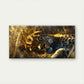 Leopard Grass Sunset Wall Art Canvas Office Home Room Framed 120x60cm