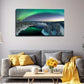 Northern Lights Wall Art Canvas Office Home Room Framed 120x60cm