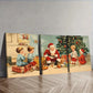 3pcs Merry Christmas breath Wall Art Set Canvas Framed 40x60cm - High Quality Print 100% Australian Made Wall Canvas Ready to Hang