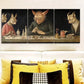 3pcs  In the Creative Studio Classic Modern Metal Print Ready to Hang Art