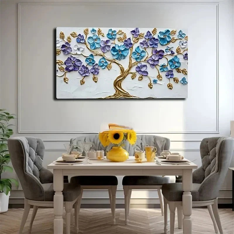 Abstract Realistic Watercolor Wall Art Canvas Office Home Room Framed 80x45cm
