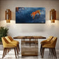 Majestic Tiger Walking On Ice Wall Art Canvas Office Home Room Framed 120x60cm