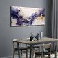 Purple and Golden Color Wall Art canvas office home room framed 120x60cm