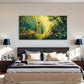 Peaceful Woman Sunlight Garden Wall Art Canvas Office Home Room Framed 120x60cm