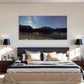Satellite & Mountain Reflection Wall Art Canvas Office Home Room Framed 120x60cm
