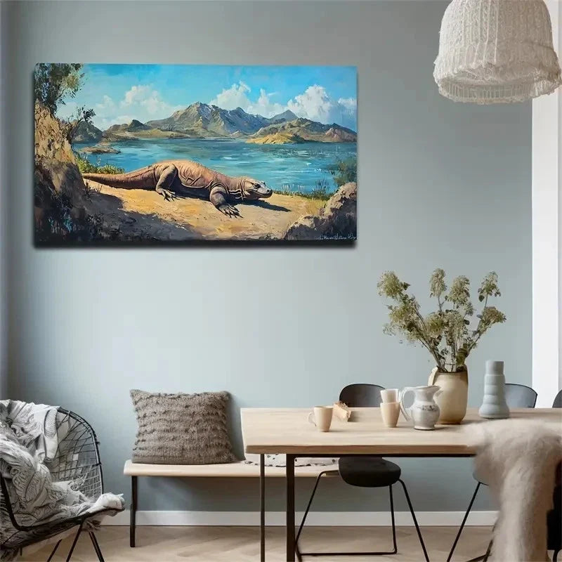 Kodo Beast Magical Species Wall Art Canvas Office Home Room Framed 80x45cm