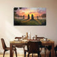 Mystical Landscape Vibrant Wall Art canvas office home room framed 120x60cm