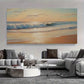 Beach Scenery Detailed Vibrant Wall Art Canvas Office Home Room Framed 80x45cm